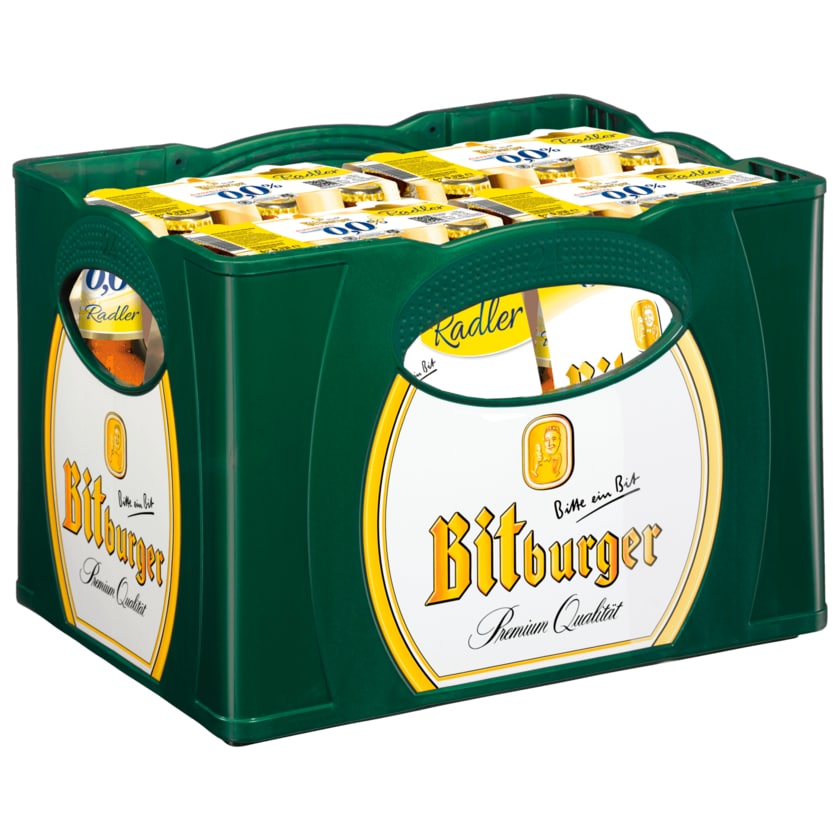 Bitburger Radler 0,0% alkoholfrei 4x6x0,33l